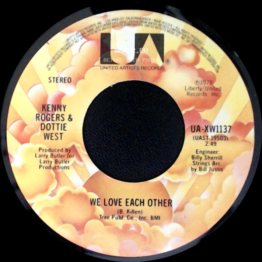 Kenny Rogers & Dottie West - Every Time Two Fools Collide / We Love Each Other side B