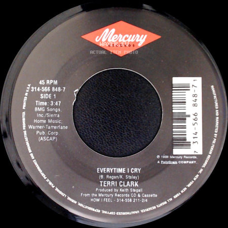 Terri Clark - Everytime I Cry / Till I Get There side A