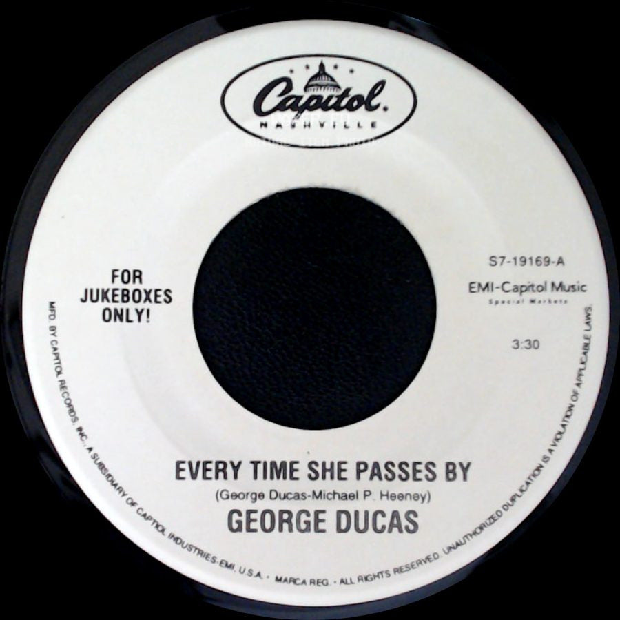 George Ducas - Lipstick Promises / Every Time She Passes By side B