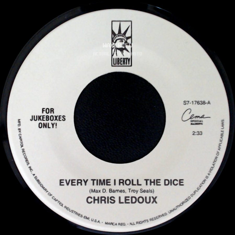 Chris Ledoux - Every Time I Roll The Dice / Wild And Wooly side A