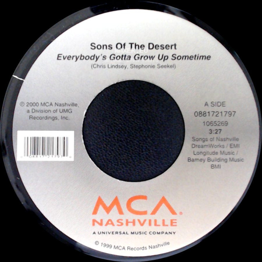 Sons Of The Desert - Everybody's Gotta Grow Up Sometime / Ride side A