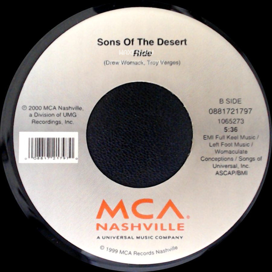 Sons Of The Desert - Everybody's Gotta Grow Up Sometime / Ride side B
