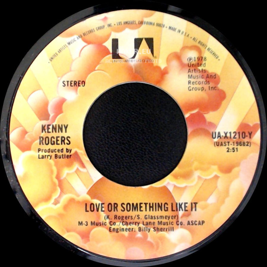 Kenny Rogers - Love Or Something Like It / Starting Again side A