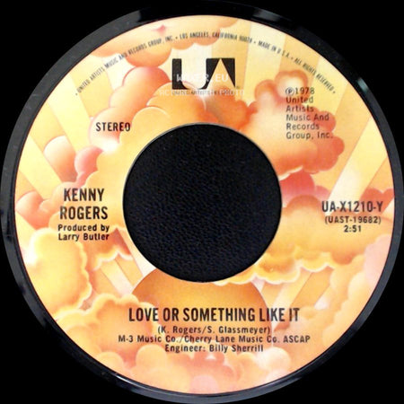 Kenny Rogers - Love Or Something Like It / Starting Again side A