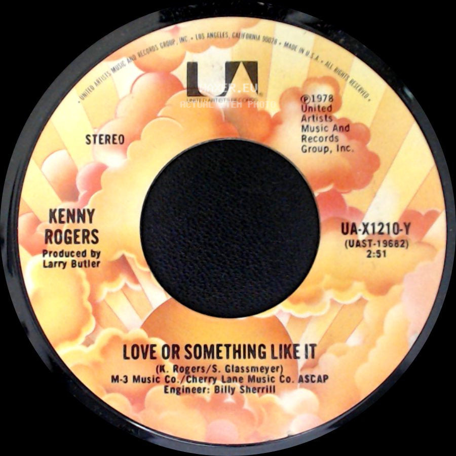 Kenny Rogers - Love Or Something Like It / Starting Again side A