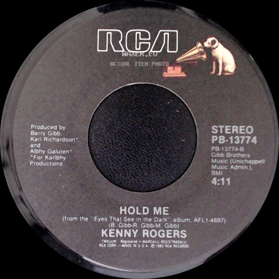 Kenny Rogers - Eyes That See In The Dark / Hold Me side B
