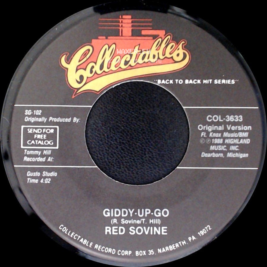 Red Sovine - Little Rosa / Giddy-Up-Go side B