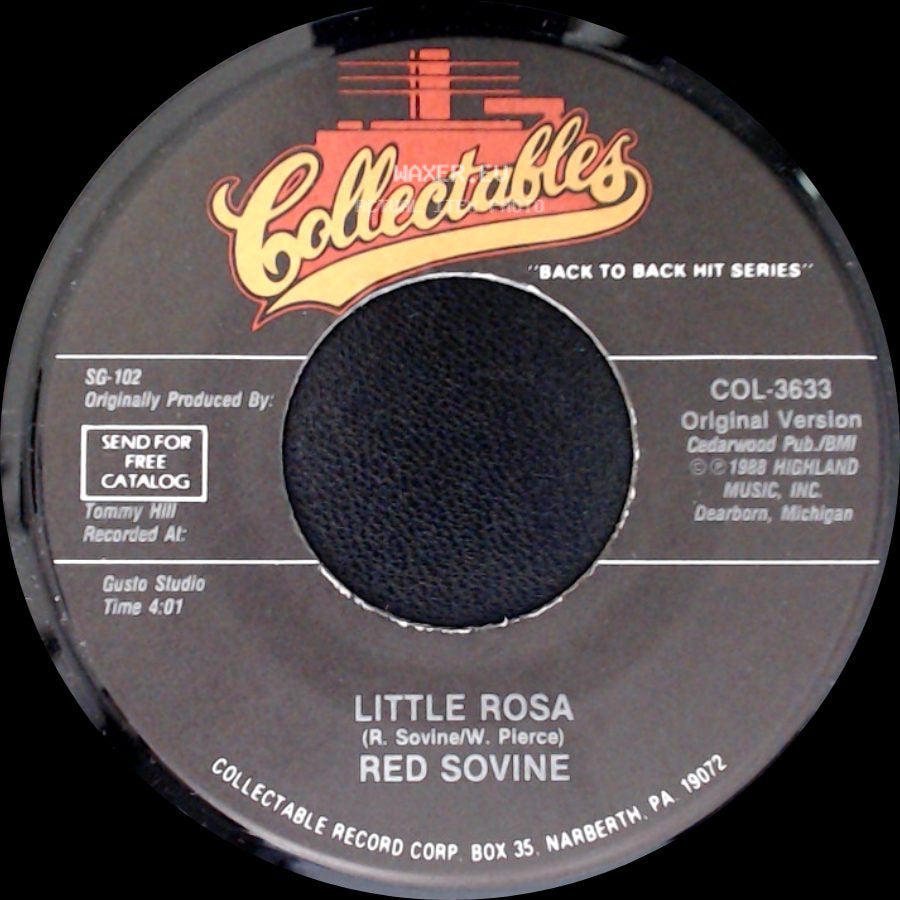 Red Sovine - Little Rosa / Giddy-Up-Go side A