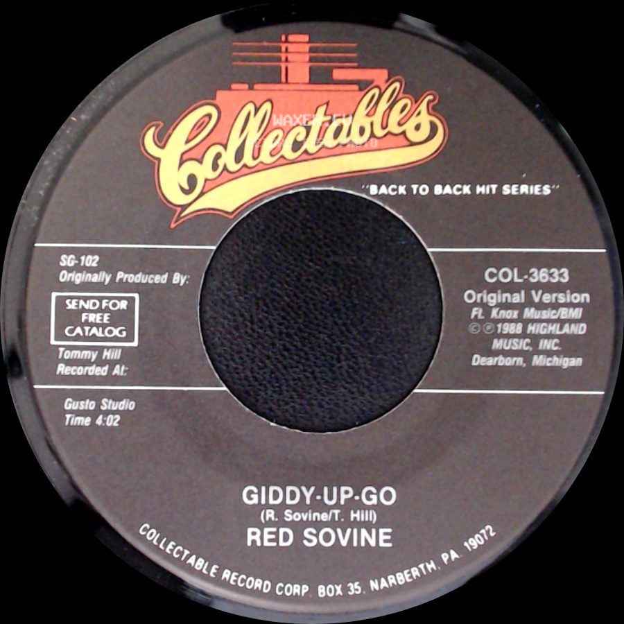 Red Sovine - Little Rosa / Giddy-Up-Go side B