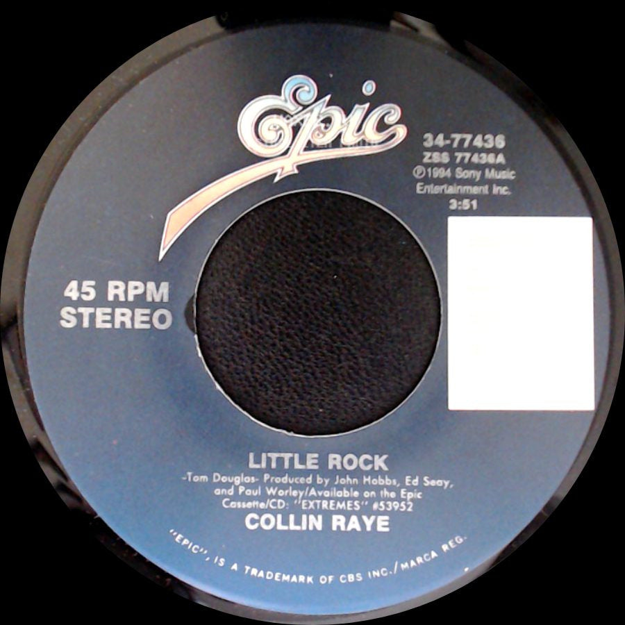 Collin Raye - Little Rock / Dreaming My Dreams With You side A