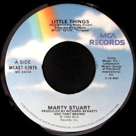 Marty Stuart - Little Things / Paint The Town Tonight side A