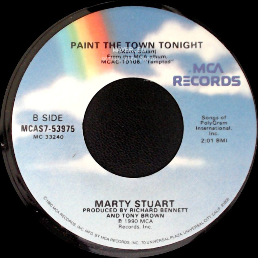Marty Stuart - Little Things / Paint The Town Tonight side B