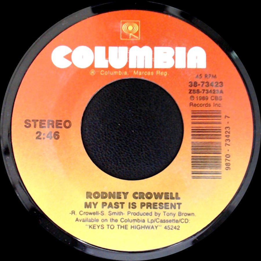 Rodney Crowell - You Been On My Mind / My Past Is Present side B