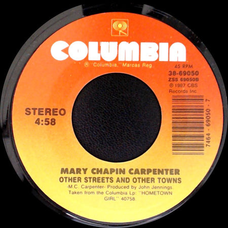 Mary Chapin Carpenter - Other Streets And Other Towns / Never Had It So Good side A