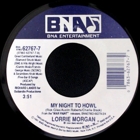 Lorrie Morgan - Evening Up The Odds / My Night To Howl side B