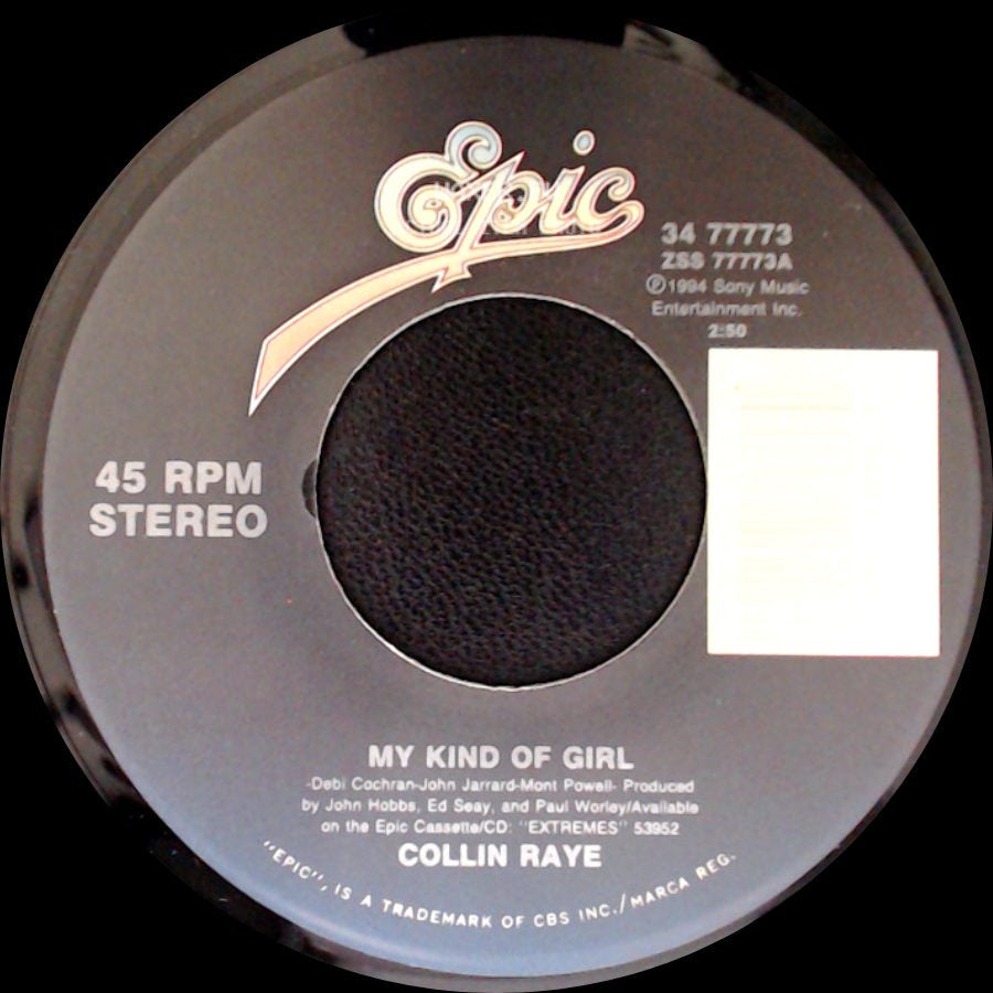 Collin Raye - My Kind Of Girl / Angel Of No Mercy side A