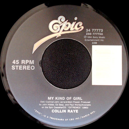 Collin Raye - My Kind Of Girl / Angel Of No Mercy side A