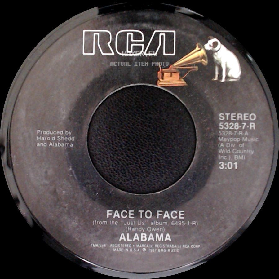 Alabama - Face To Face / Vacation side A