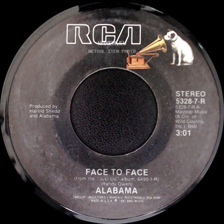 Alabama - Face To Face / Vacation side A