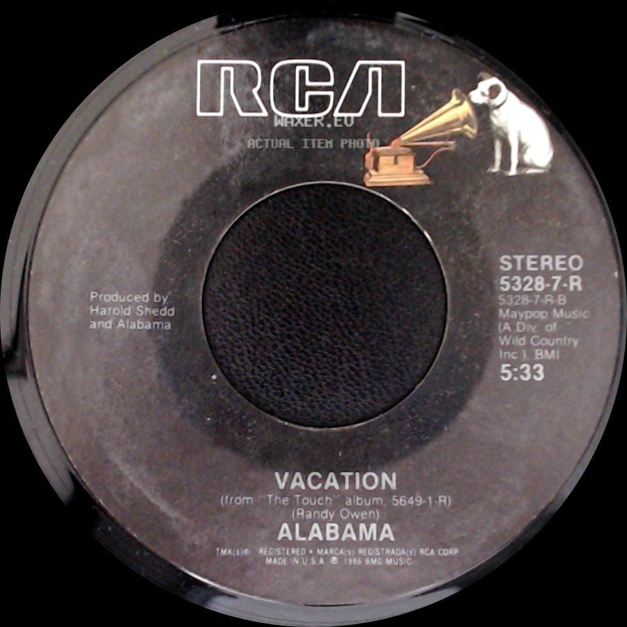 Alabama - Face To Face / Vacation side B