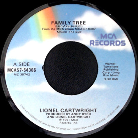Lionel Cartwright - Family Tree / 30 Nothin' side A