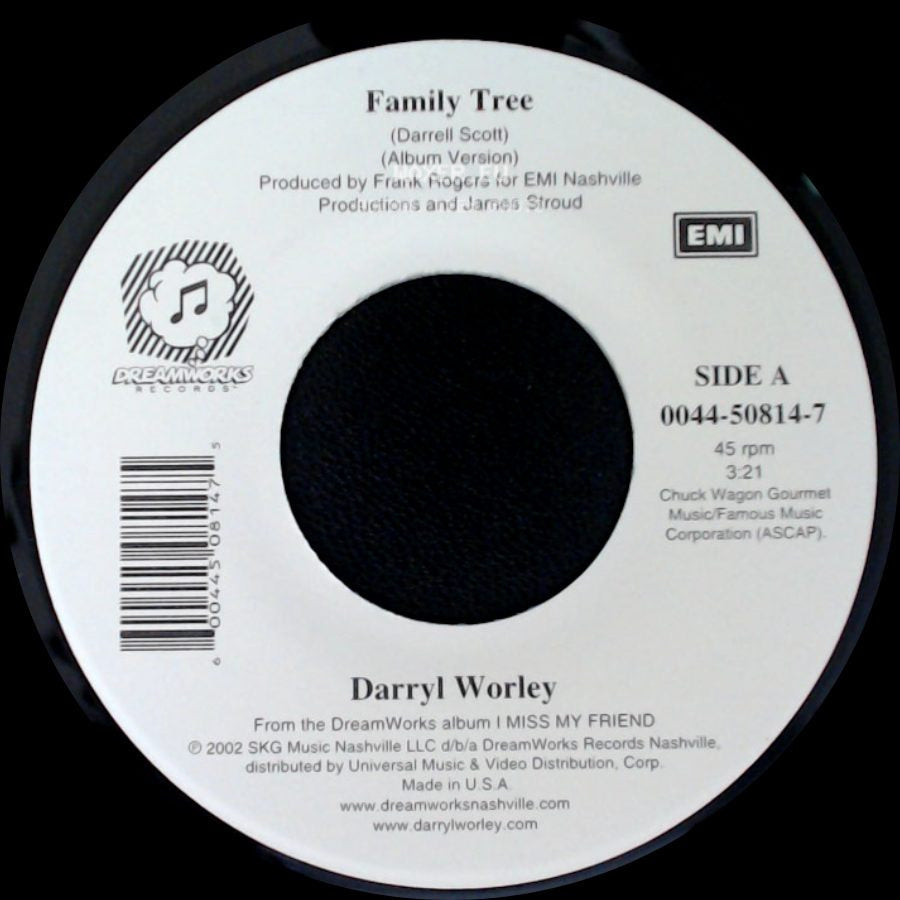 Darryl Worley - Family Tree / Back Where I Belong side A