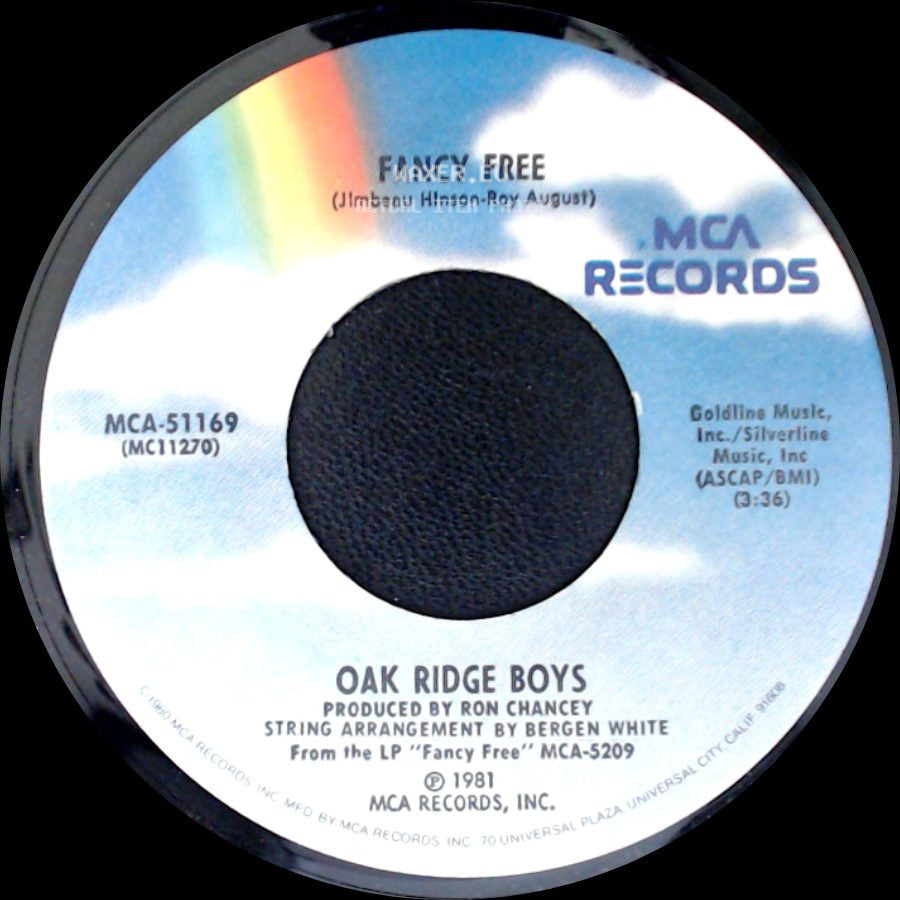 Oak Ridge Boys - How Long Has It Been / Fancy Free side B