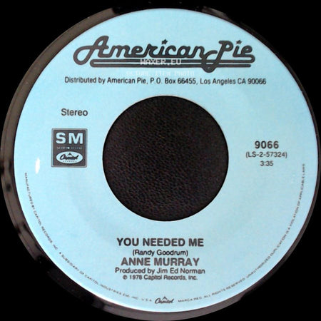 Anne Murray - Danny's Song / You Needed Me side B