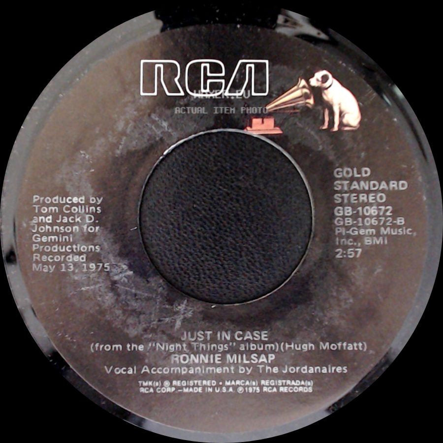 Ronnie Milsap - Daydreams About Night Things / Just In Case side B