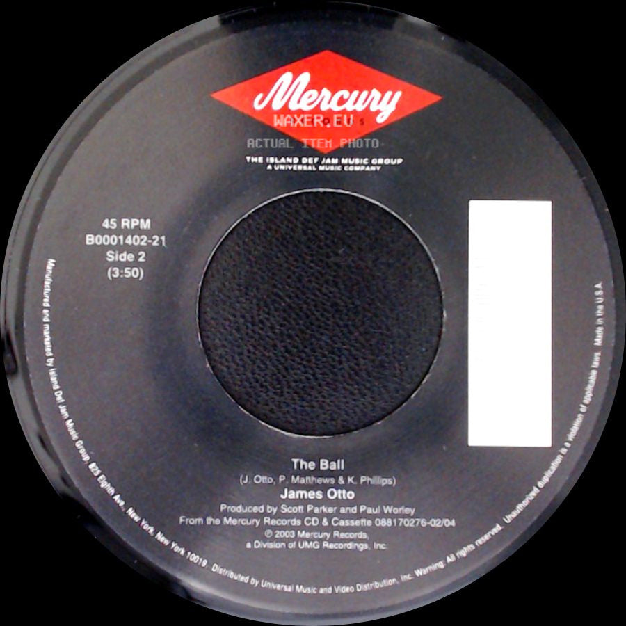 James Otto - Days Of Our Lives / The Ball side B