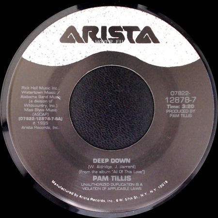Pam Tillis - Deep Down / Tequila Mockingbird side A
