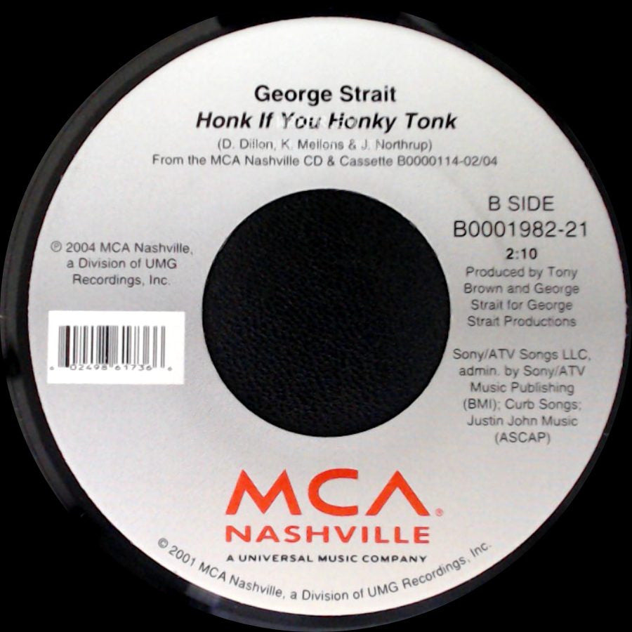 George Strait - Desperately / Honk If You Honky Tonk side B