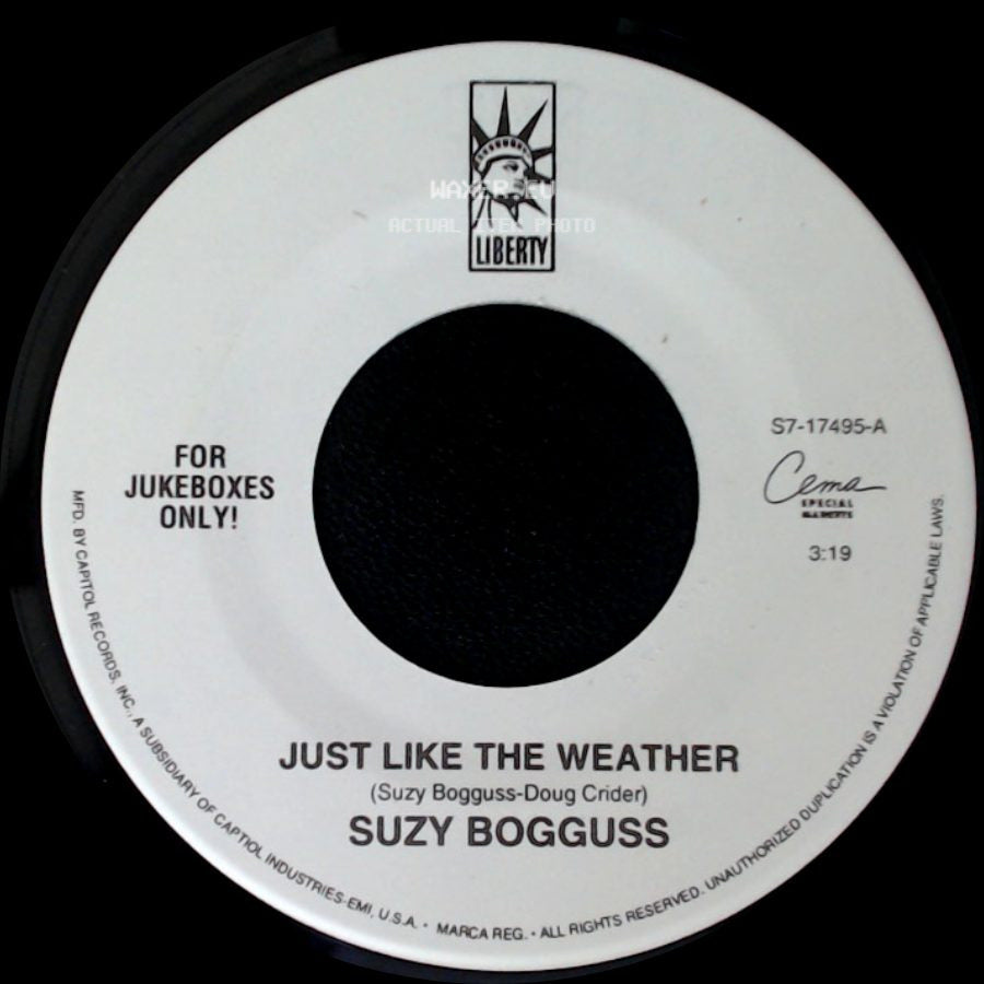 Suzy Bogguss - Just Like The Weather / No Green Eyes side A