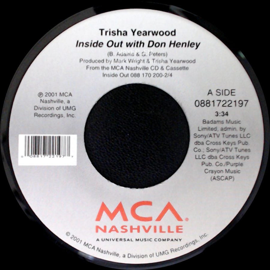 Trisha Yearwood - Inside Out With Don Henley / Love Let Go side A