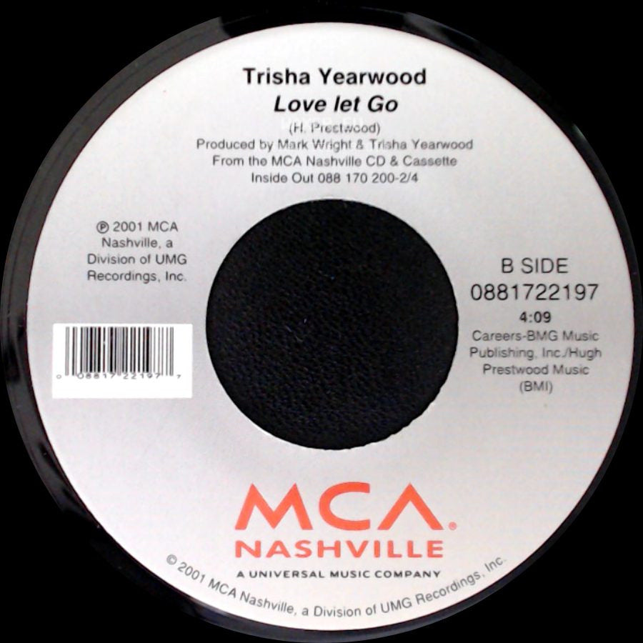 Trisha Yearwood - Inside Out With Don Henley / Love Let Go side B