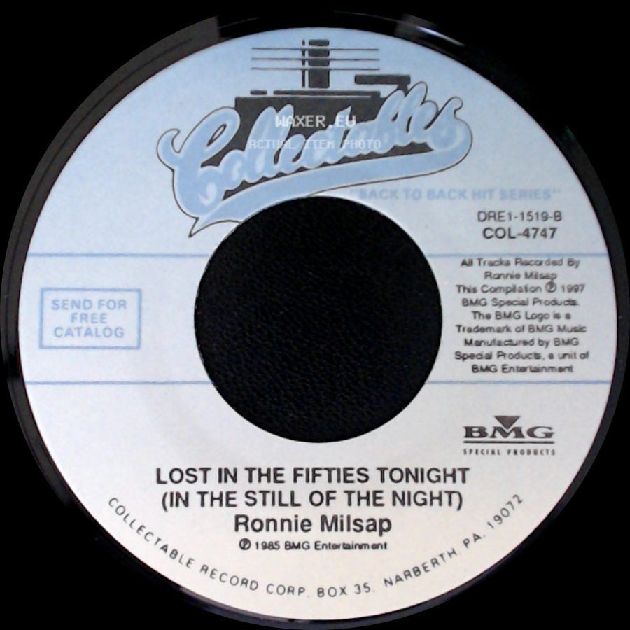 Ronnie Milsap - Lost In The Fifties Tonight (In The Still Of The Night) / She Keeps The Home Fires Burning side A