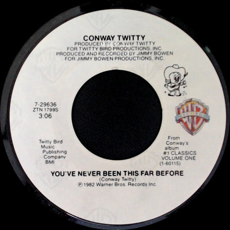 Conway Twitty - Lost In The Feeling / You've Never Been This Far Before side B