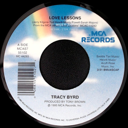 Tracy Byrd - Love Lessons / Don't Need That Heartache side A