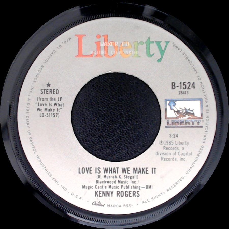 Kenny Rogers - Love Is What We Make It / A Stranger In My Place side A