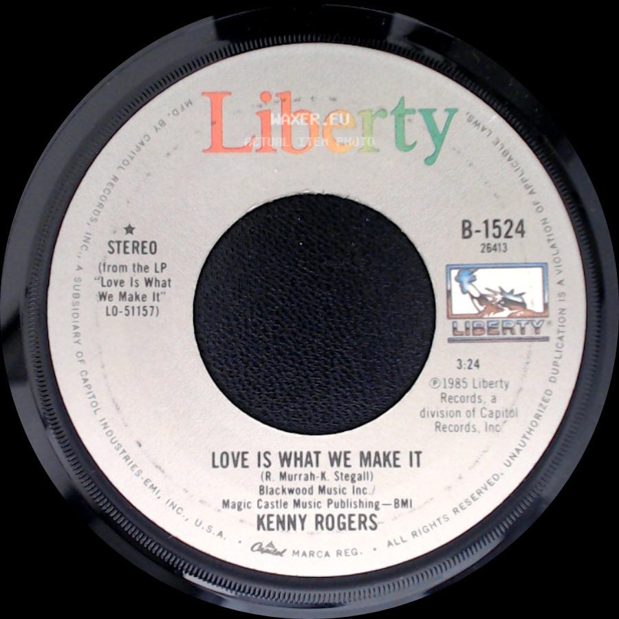 Kenny Rogers - Love Is What We Make It / A Stranger In My Place side A