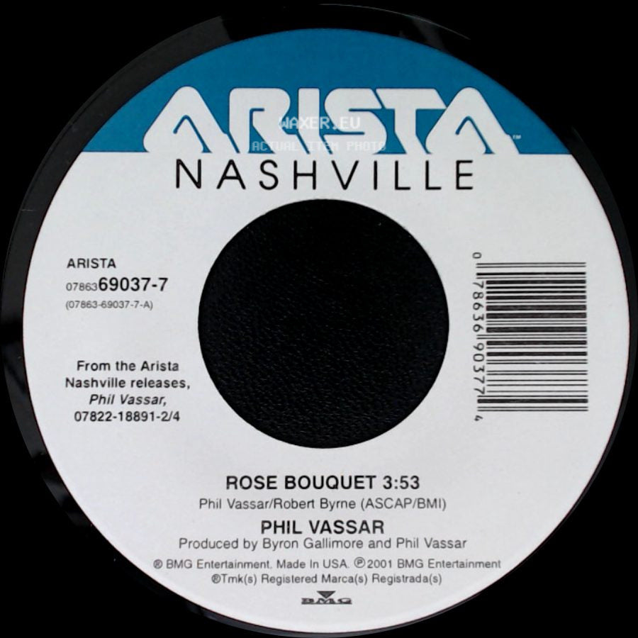 Phil Vassar - Rose Bouquet / Just Another Day In Paradise side A