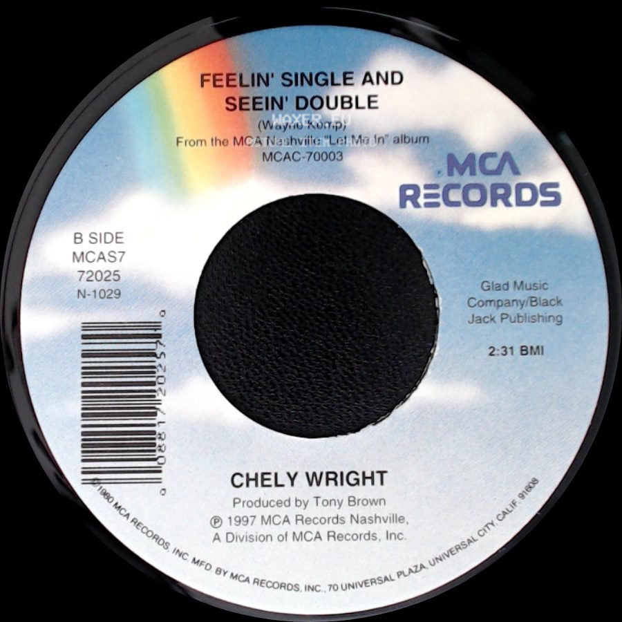 Chely Wright - Just Another Heartache / Feelin' Single And Seein' Double side B