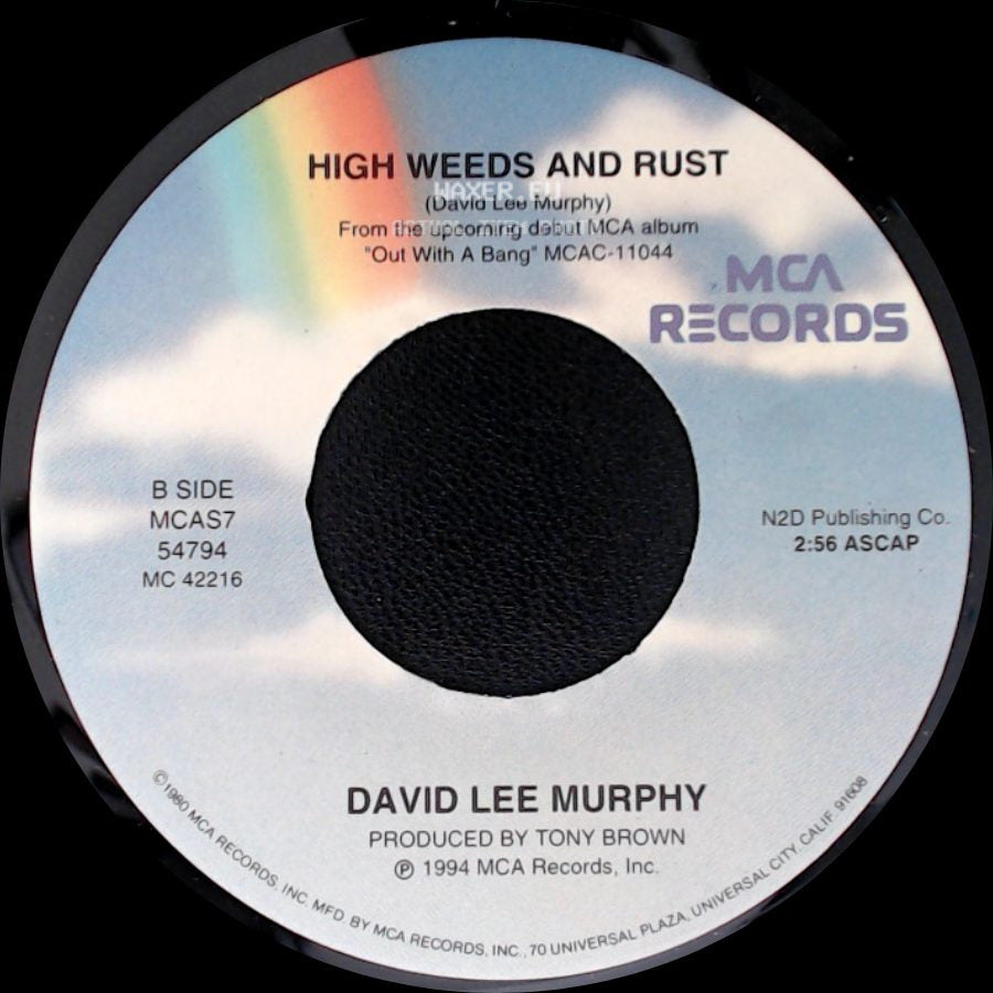 David Lee Murphy - Just Once / High Weeds And Rust side B
