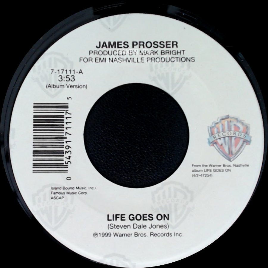 James Prosser - Life Goes On / Sea Of Heartbreak side A