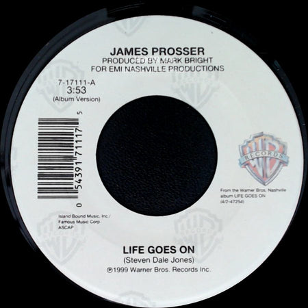 James Prosser - Life Goes On / Sea Of Heartbreak side A