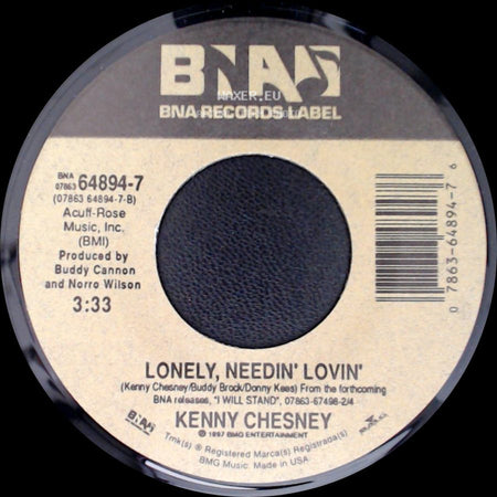 Kenny Chesney - Lonely, Needin' Lovin' / She's Got It All side A