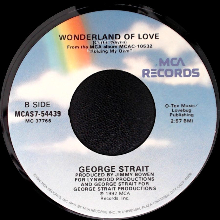 George Strait - So Much Like My Dad / Wonderland Of Love side B