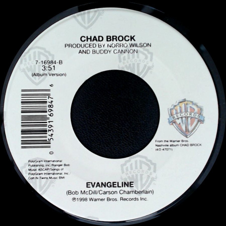 Chad Brock - Lightning Does The Work / Evangeline side B