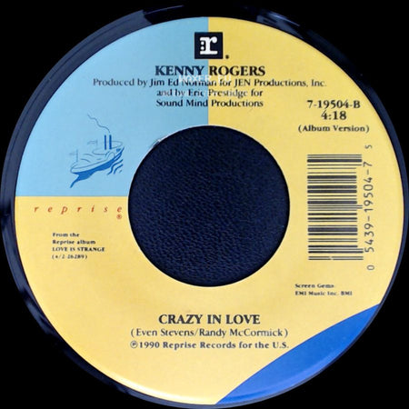 Kenny Rogers - Lay My Body Down / Crazy In Love side B