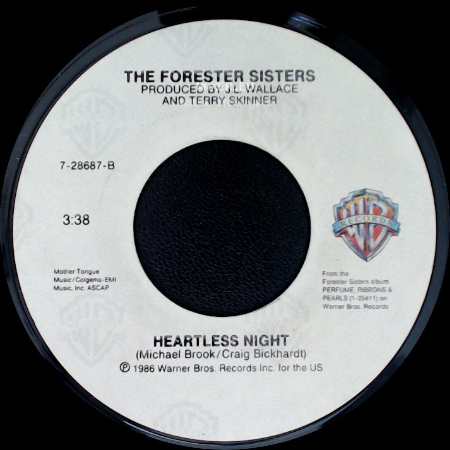 The Forester Sisters - Lonely Alone / Heartless Night side B